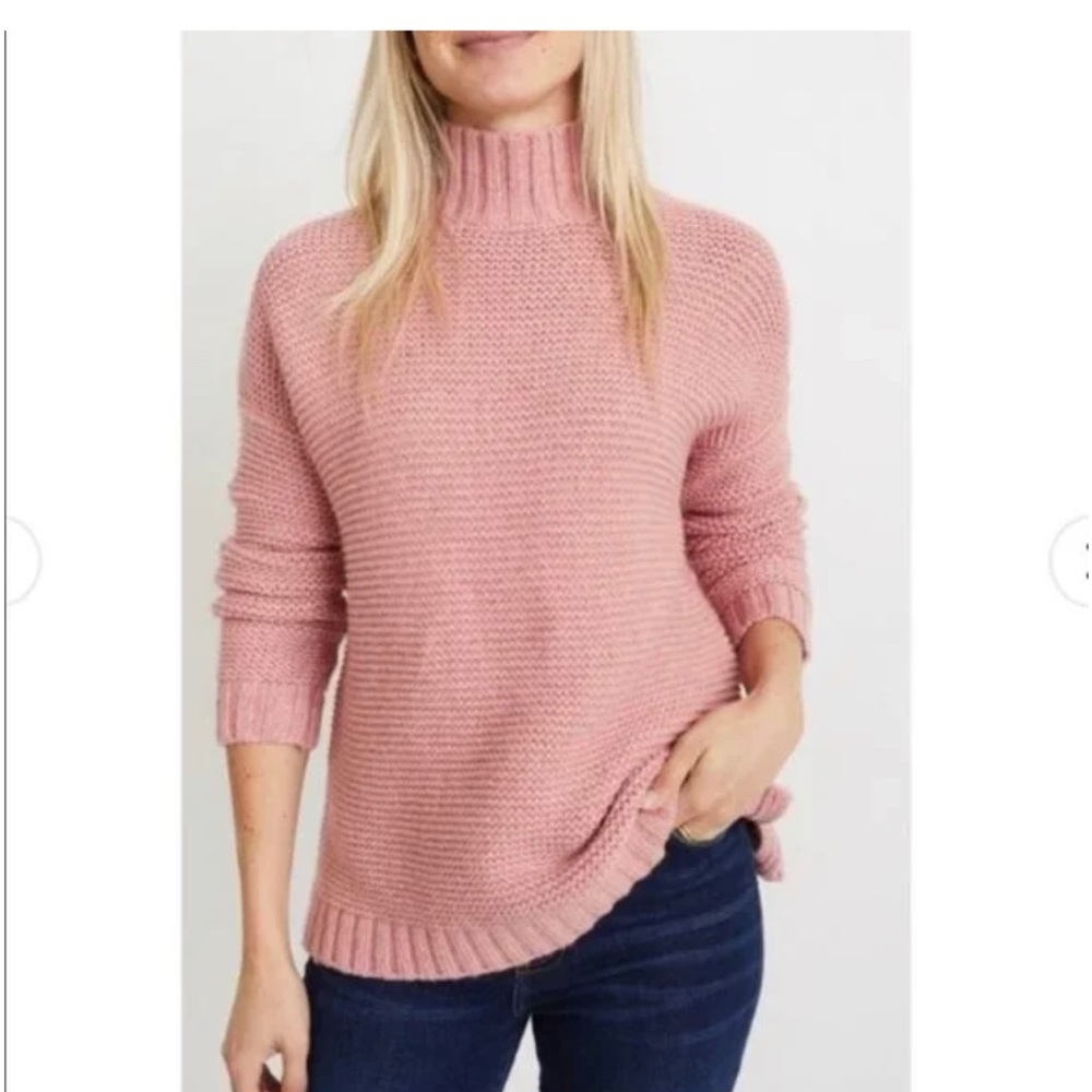 Marine Layer NWT Remi Sweater Ash Rose Heather Size XL